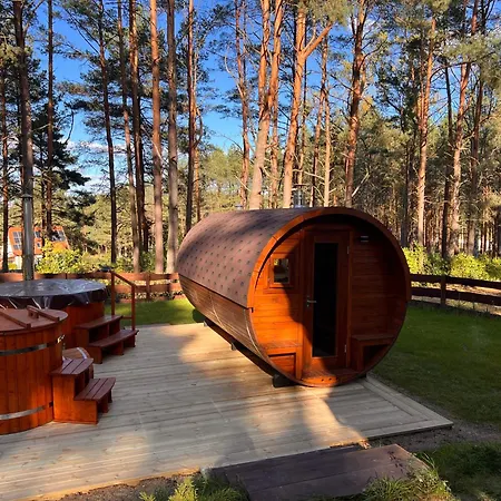 Wypoczynkowy Sosenka Z Sauną I Jacuzzi Dom wakacyjny Ocypel