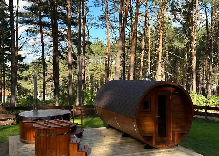 Wypoczynkowy Sosenka Z Sauna I Jacuzzi Сasa de vacaciones