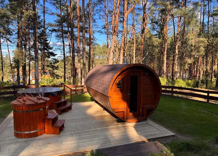 Wypoczynkowy Sosenka Z Sauna I Jacuzzi Сasa de vacaciones Ocypel